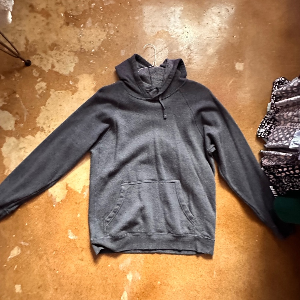 Men's Gray Hoodie Sweater